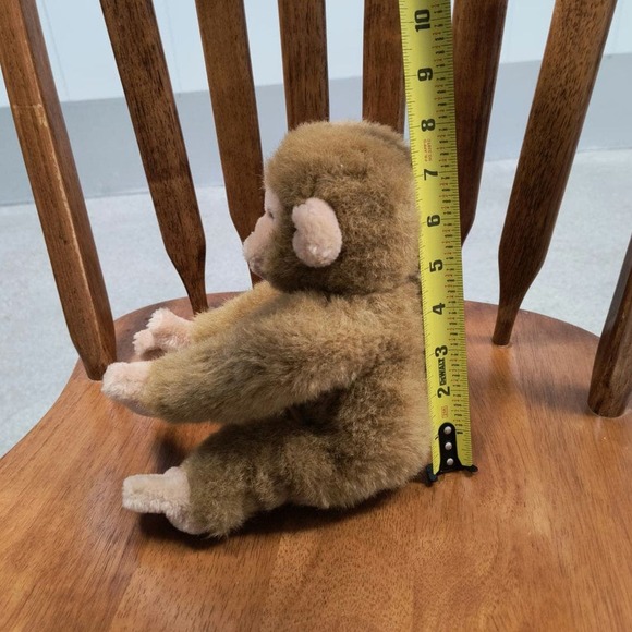 Gund Monk Kees Monkey Brown Soft Plushie Kids Toy Size 8" - Picture 5 of 5